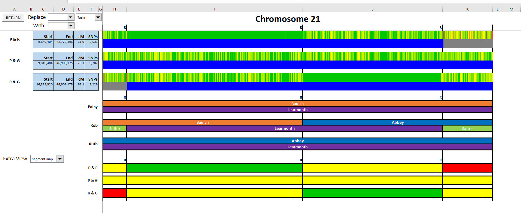 Phased Chromosome 21